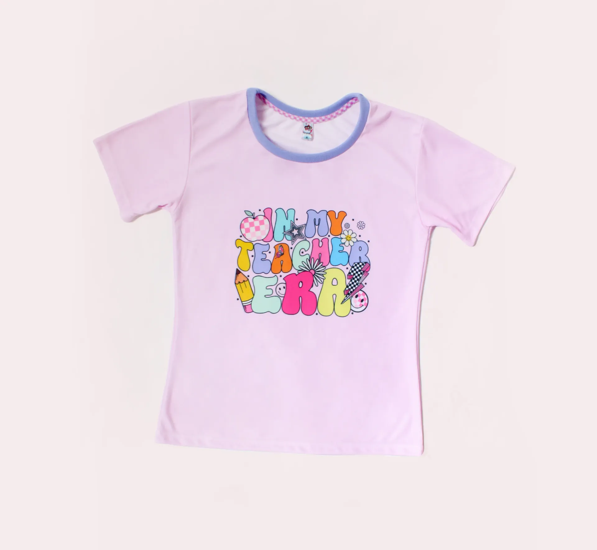 Teach-shirt In my teacher era Rosa (2XS, Normal)