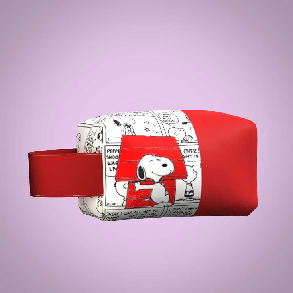 Lapicera Snoopy Casita Rojo